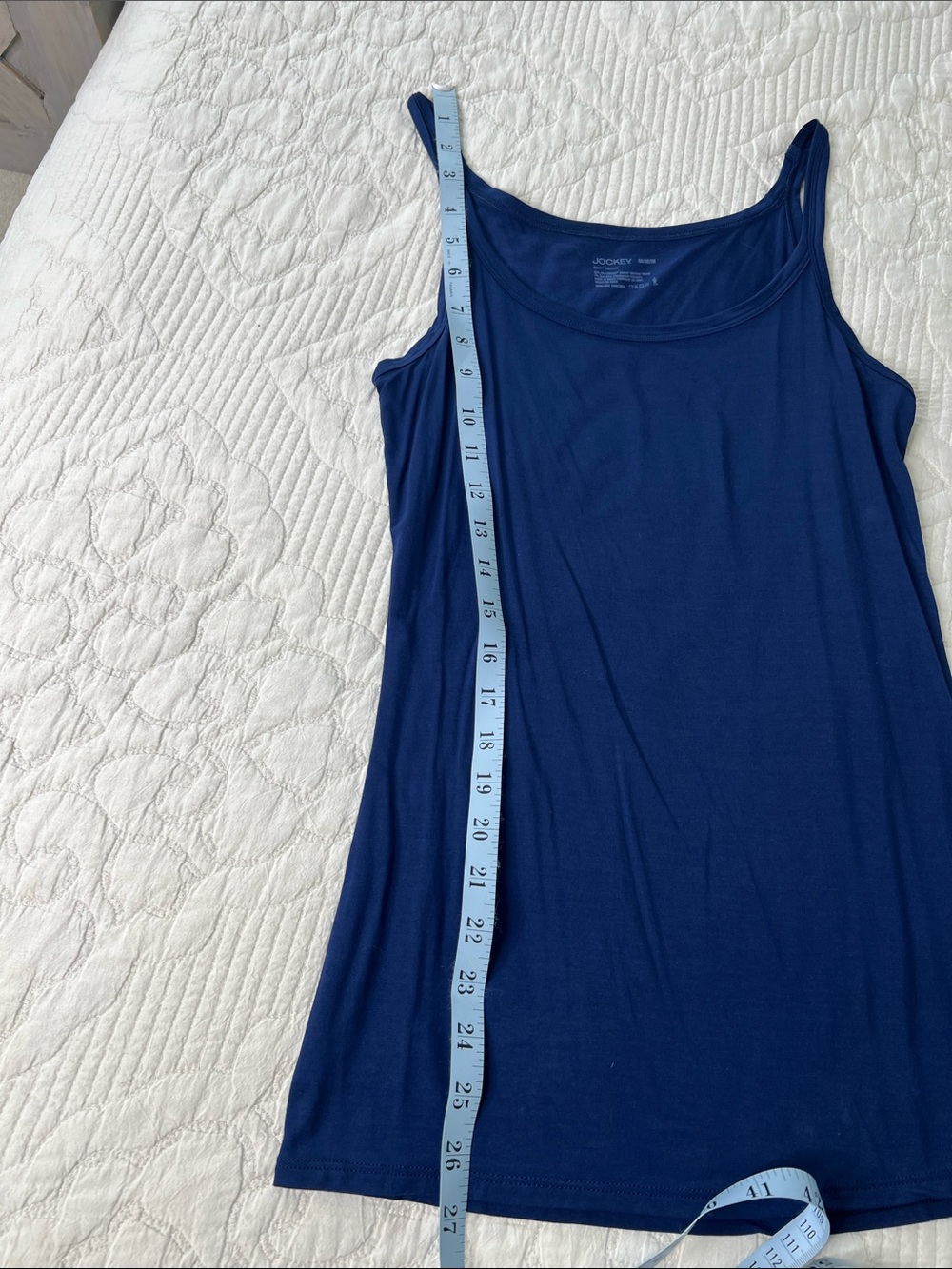 Jockey Elance Royal Blue Camisole Tank with Thin Straps - Picture 7 of 7